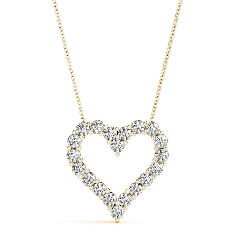14K 0.6ct Natural Diamond Pendant Necklace
