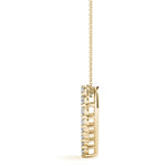 14K 0.6ct Lab Grown Diamond Pendant Necklace