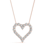 14K 0.6ct Natural Diamond Pendant Necklace