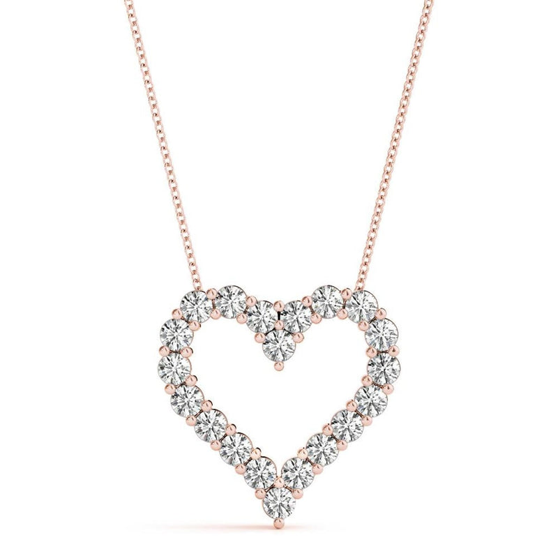 14K 0.6ct Natural Diamond Pendant Necklace