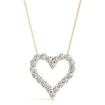 14K 0.8ct Natural Diamond Pendant Necklace