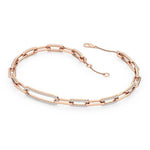 18K Solid Gold 0.98Ct Lab Grown Diamond Paperclip Bracelet - Side View | Riyanika Jewels