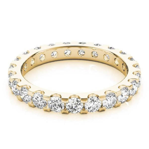 18K Solid Gold Natural Diamond Eternity Band