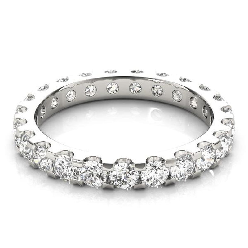 14K Natural Diamond Eternity Band