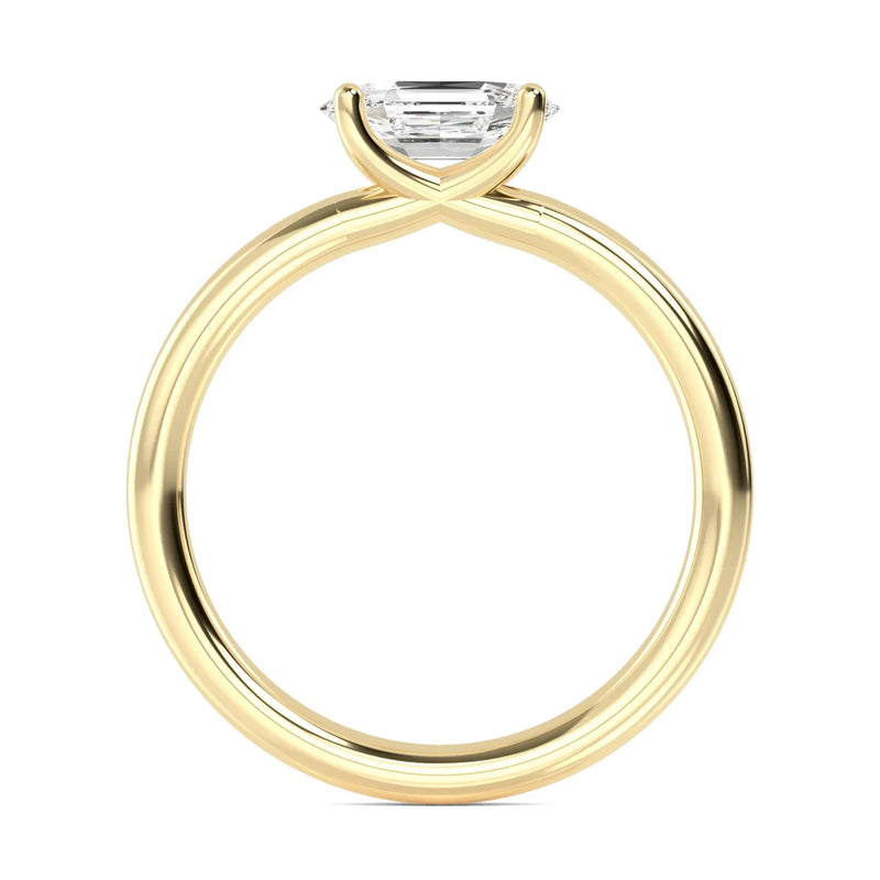 14K 1ct Natural Diamond Solitaire Engagement Ring