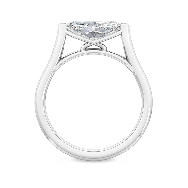 14K 1ct Lab Grown Diamond Marquise Cut Solitaire Engagement Ring
