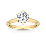 14K 1ct Lab Grown Diamond Round Cut Solitaire Ring