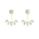 14K 2.44ct Natural Diamond Drop Earrings