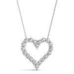 14K 0.8ct Lab Grown Diamond Pendant Necklace