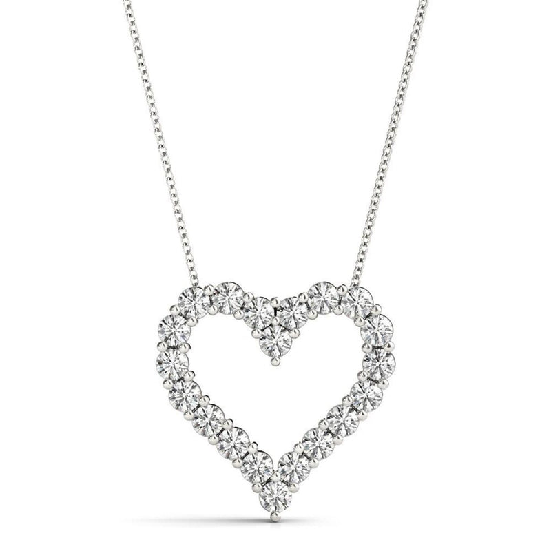 14K 0.8ct Lab Grown Diamond Pendant Necklace