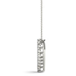14K 0.8ct Natural Diamond Pendant Necklace