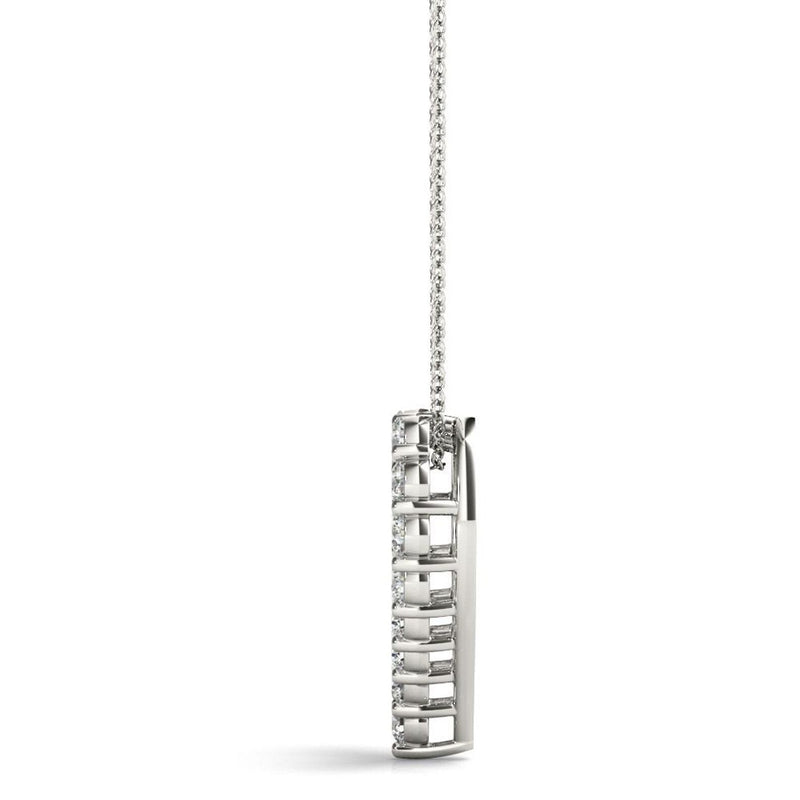 14K 0.8ct Lab Grown Diamond Pendant Necklace