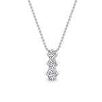 14K 1.49ct Natural Diamond Pendant Necklace