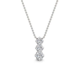 14K 1.49ct Lab Grown Diamond Pendant Necklace