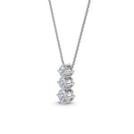 14K 1.49ct Natural Diamond Pendant Necklace