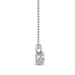 0.78 Ct Natural Diamond Solitaire Pendant Necklace in 18K Solid Gold - View 6 | Riyanika Jewels