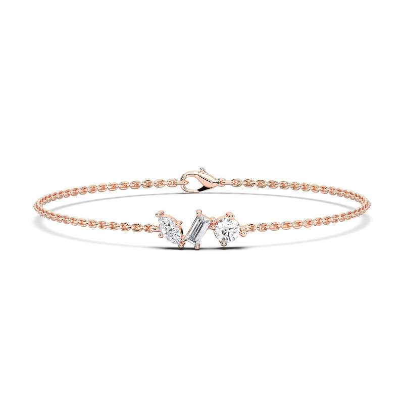 14K 0.8ct Lab Grown Diamond Bracelet