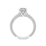 14K 1ct Lab Grown Diamond Cushion Cut Solitaire Engagement Ring