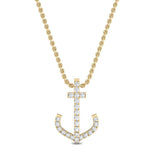 14K 0.11ct Lab Grown Diamond Pendant Necklace