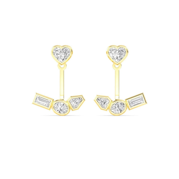 14K 1.33ct Lab Grown Diamond Stud Earrings