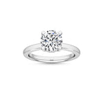 14K 1ct Lab Grown Diamond Round Cut Solitaire Engagement Ring