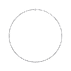 14K 12ct Lab Grown Diamond Tennis Necklace