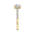 14K 1.5ct Natural Diamond Round Cut Solitaire Engagement Ring