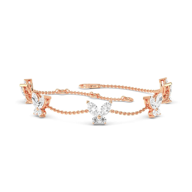 14K 2.09ct Natural Diamond Bracelet