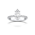 18K Solid Gold 1ct Marquise Cut Halo Natural Diamond Solitaire Engagement Ring