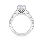 14K 3ct Natural Diamond Round Cut Solitaire Engagement Ring