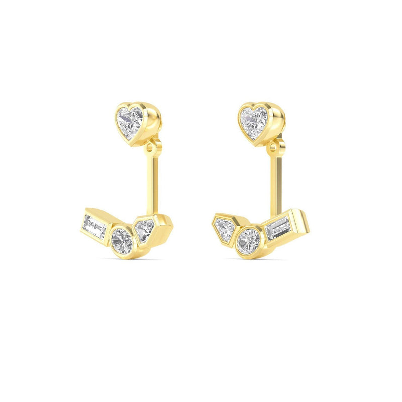 14K 1.33ct Natural Diamond Stud Earrings