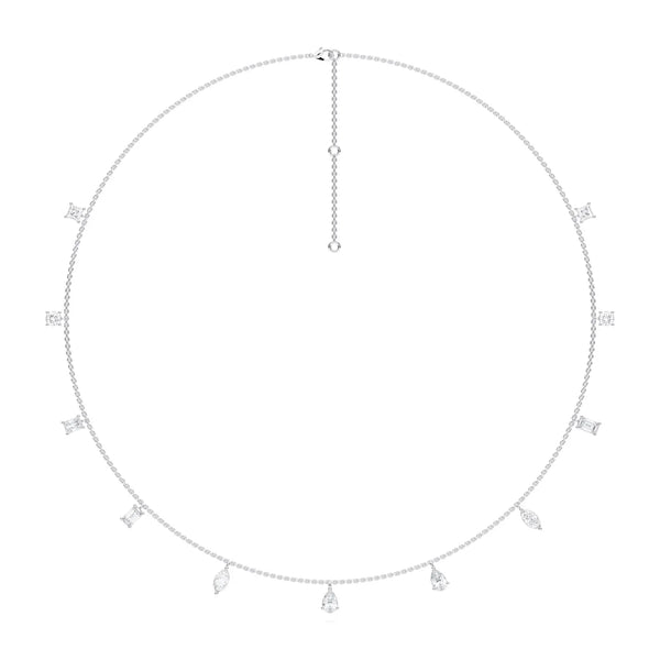 14K 3ct Natural Diamond Necklace