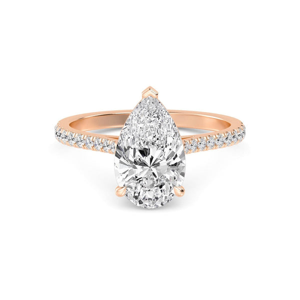 14K 1.5ct Natural Diamond Round Cut Solitaire Engagement Ring