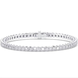 14K 5ct Lab Grown Diamond Tennis Bracelet