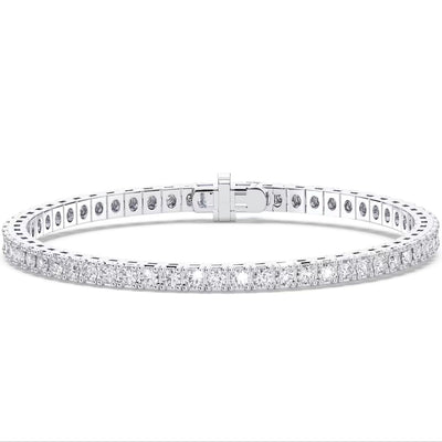 14K 5ct Lab Grown Diamond Tennis Bracelet