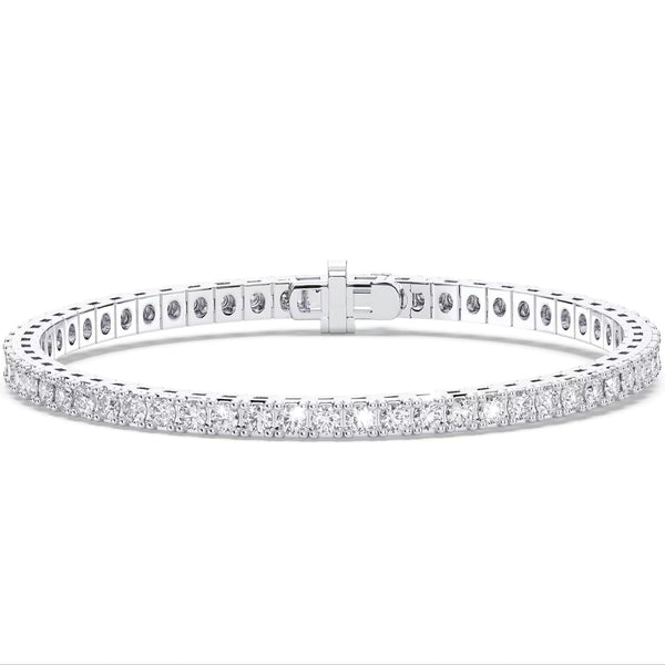 14K 5ct Lab Grown Diamond Tennis Bracelet