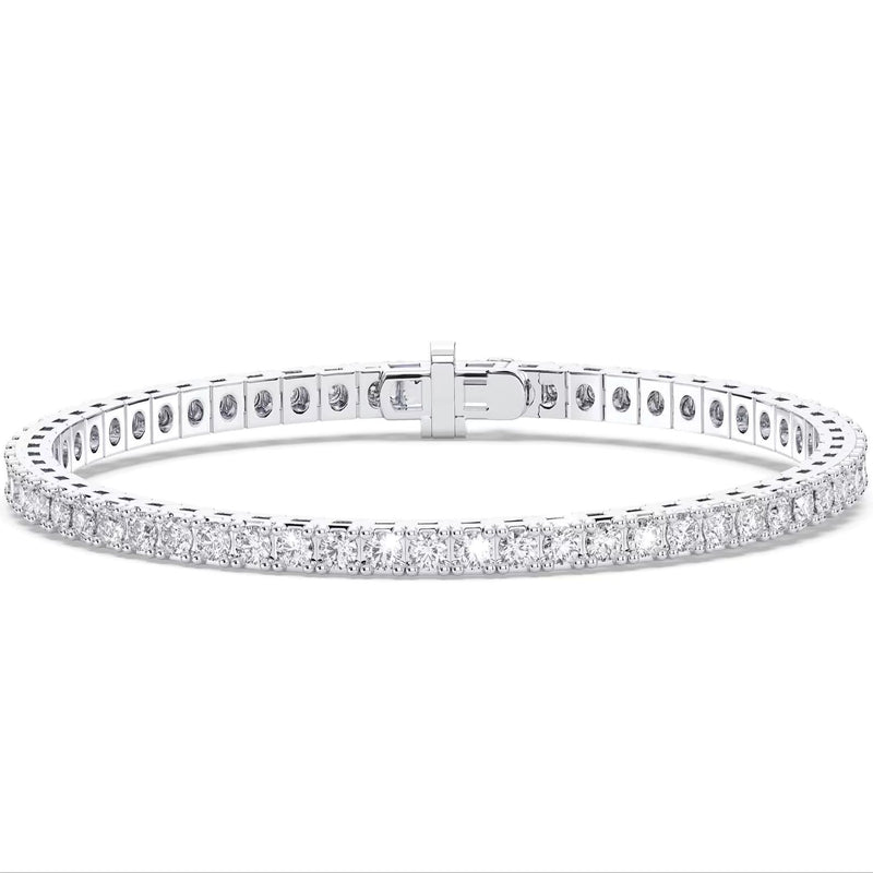 14K 5ct Lab Grown Diamond Tennis Bracelet