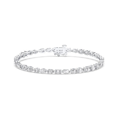 14K 5.4ct Lab Grown Diamond Tennis Bracelet