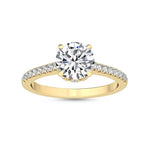 14K 1.18ct Lab Grown Diamond Round Cut Solitaire Engagement Ring