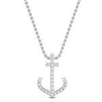 14K 0.11ct Lab Grown Diamond Pendant Necklace