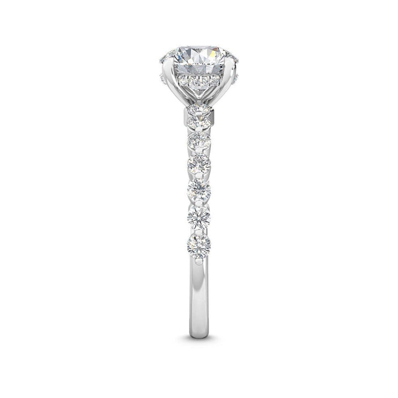 14K 1.5ct Natural Diamond Round Brilliant Cut Solitaire Engagement Ring