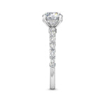 18K 1.5ct Lab Grown Diamond Round Brilliant Cut Solitaire Engagement Ring