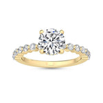 14K 1.5ct Lab Grown Diamond Round Brilliant Cut Solitaire Engagement Ring