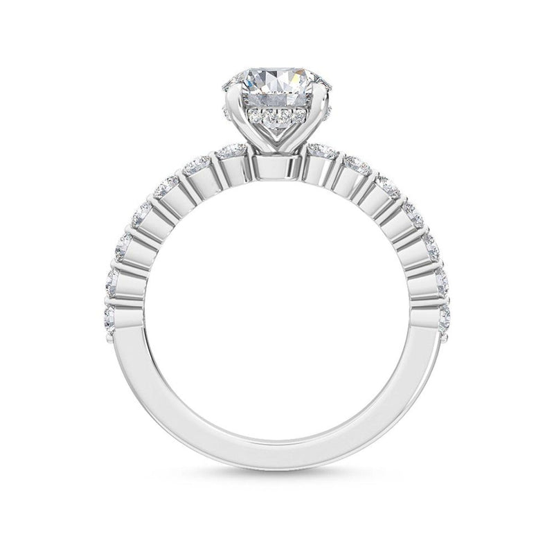 14K 1.5ct Natural Diamond Round Brilliant Cut Solitaire Engagement Ring