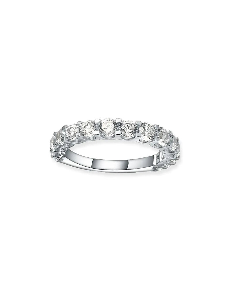 14K 1.5ct Natural Diamond Eternity Ring