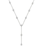 14K Natural Diamond Bezel Pendant Necklace