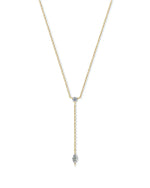 14K Natural Diamond Marquise Cut Chain Necklace