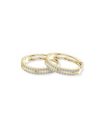 14K 0.32ct Lab Grown Diamond Hoop Earrings