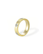 14K 0.3ct Natural Diamond Wedding Band