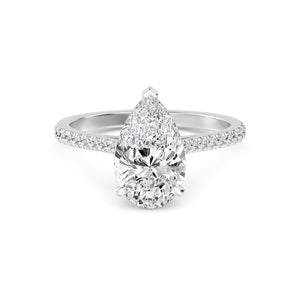 14K 1.5ct Natural Diamond Round Cut Solitaire Engagement Ring